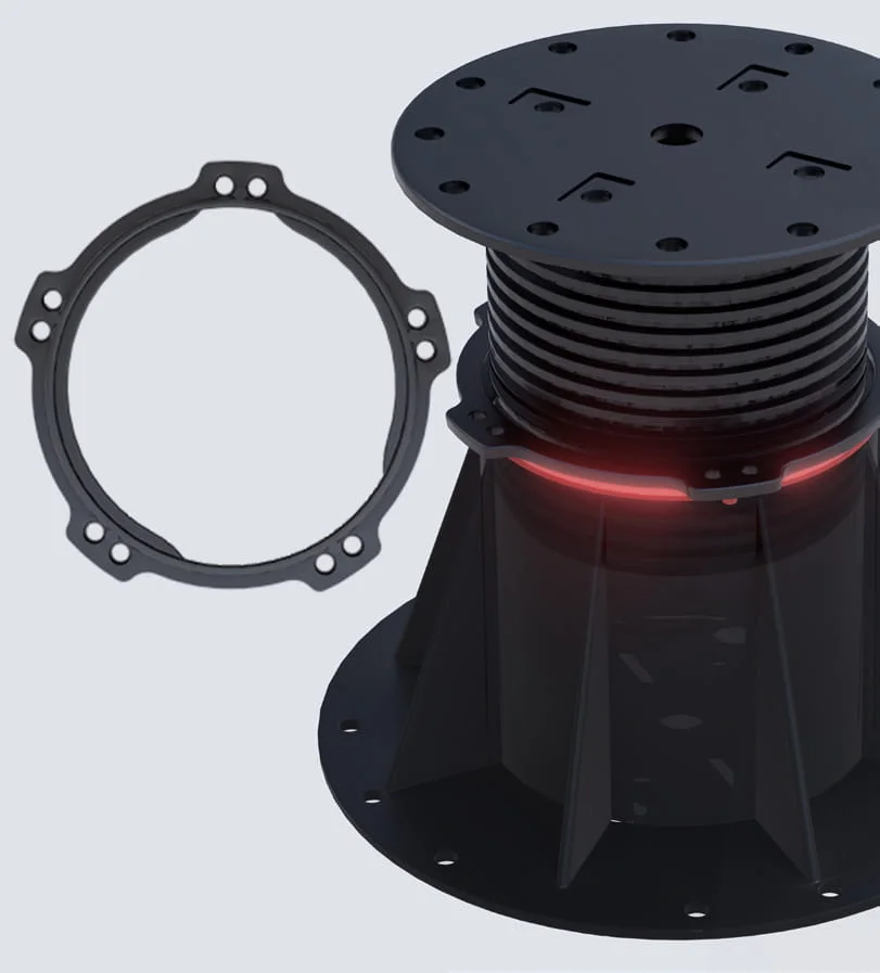 Kilit Sistemi - Pedestal Ayak Yükseltilmiş Döşeme Sistemleri